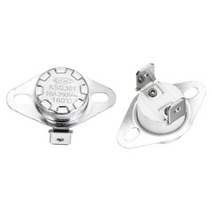 2Pcs KSD301 Thermostat 160℃/320°F 16A N.C Temperature Switch