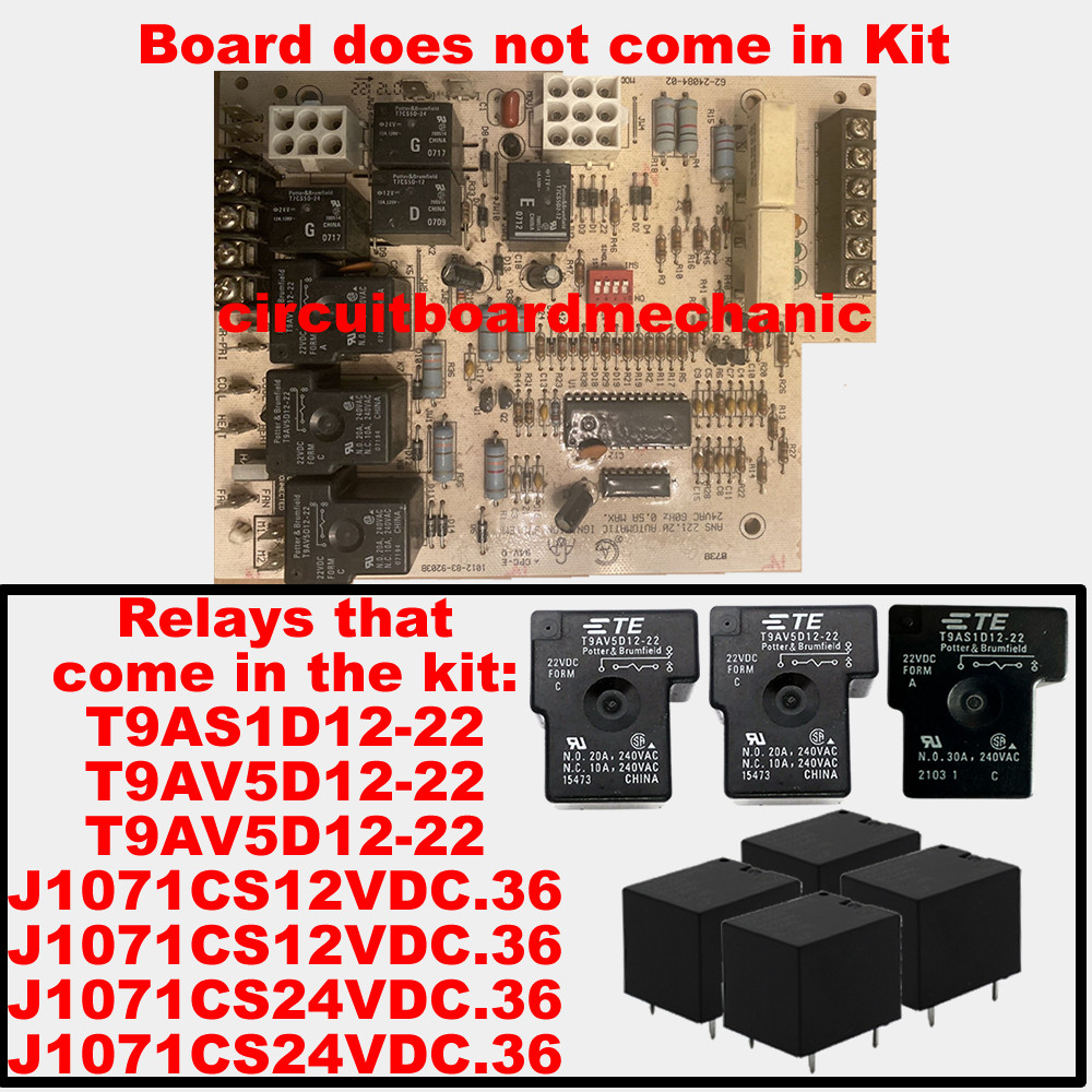 Repair Kit ICM288 1012-920A 62-24084-02 Rheem Ruud Furnace Control Board Kit