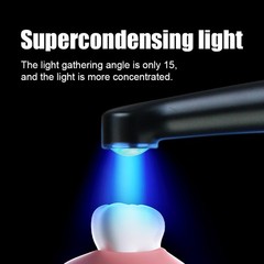 Dental LED Curing Light Resin Cure Lamp 3200mw/cm² 1 Second 6 Modes OLED Screen