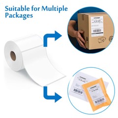 2-20 Rolls 4″ x 6″ Direct Thermal Shipping Labels 450 per Roll For Zebra Printer