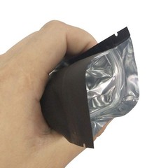 100 Pack Smell Proof Bags 3 x 4 Inch Resealable Mylar 3×4 Inches, Black