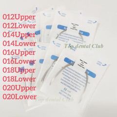 Dental Orthodontic Round Arch Wire Super Elastic Ovoid Form Size