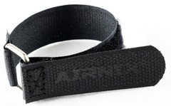 AIRNIX Hook and Loop Reusable Nylon Cinch Straps, Securing Cable Straps, Black