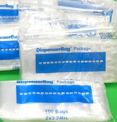 10000 Zippit Reloc 2mil 2×3 Clear Zip Seal Lock Bags Resealable 2″ x 3″ 10,000