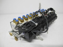 Lot of 10 AirTAC 4V210-08 Valve Solenoid Manifold Body 0.15 0.8 MPa 4V21008 24 V