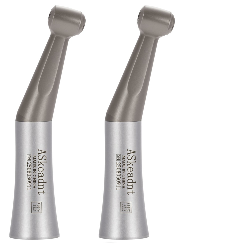 2x dental Low Speed Contra Angle Handpiece FX205 Push Button Chuck 2.35mm Bur u