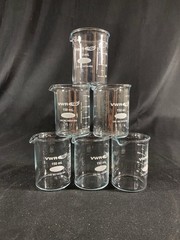 VWR 150mL Low Form Griffin Glass Graduated Beaker Standard 6PK 10754-950