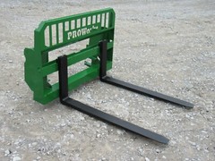 48″ 5,500 Pound Heavy Duty Pallet Fork Attachment Fits John Deere 600 700 Series