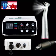 Contra Angle 1:5 Fiber Optic / Dental Electric Motor LED Handpiece High Speed