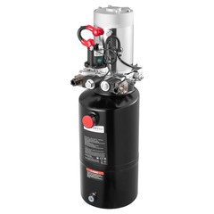 Uimoso 8 Quart Double Acting Hydrauli Pump DC 12V Dump Trailer Power Unit SAE#6
