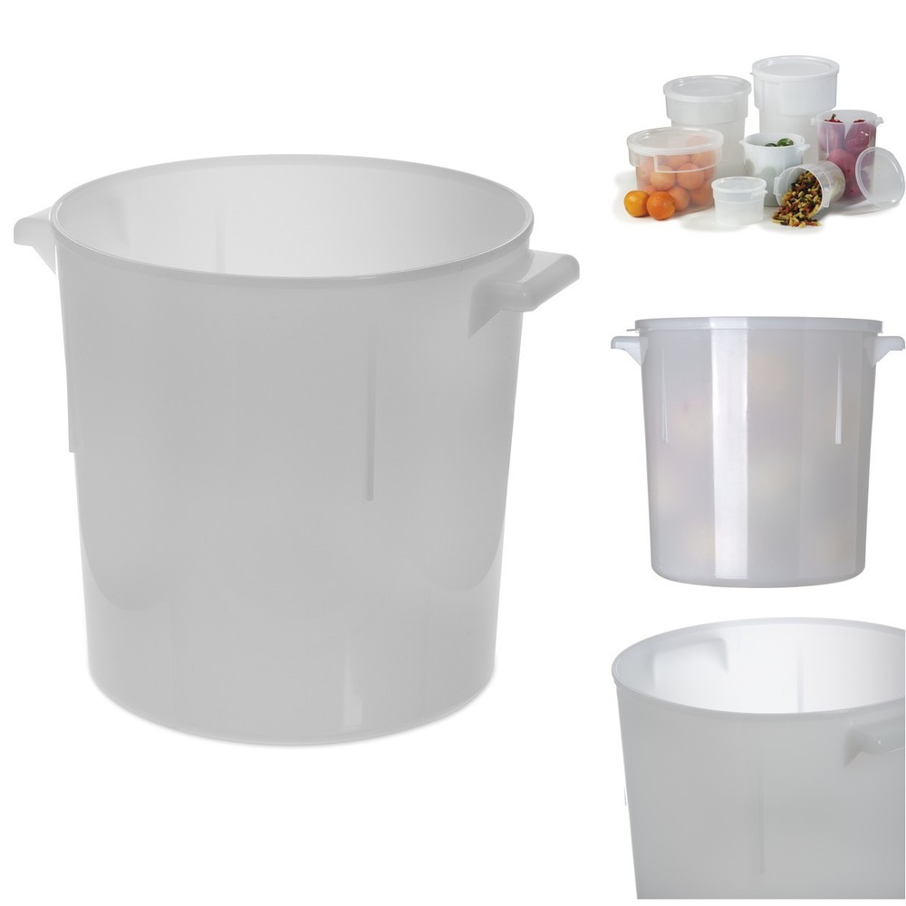 Carlisle Foodservice Products Bain Marie Round Food Storage Container For
