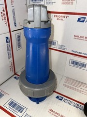 HUBBELL HBL560P9W 60A 120/208VAC PIN&SLEEVE PLUG 4P5W W/BUSHING *USED* ⚡️💥🔥