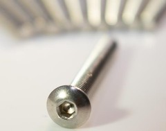 M5 x 0.8 x 60mm 18-8 Stainless Steel Button Head Bolts Allen Socket | Qty 10