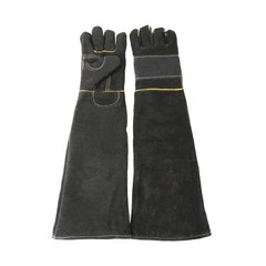 Long Sleeve Thick Leather Animal Handling Glove Anti Scratch Protective Glove…