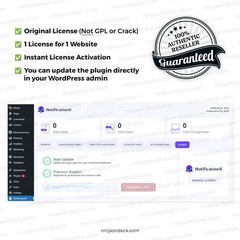 🥷 NotificationX Official License ‒ Lifetime / 1-Year