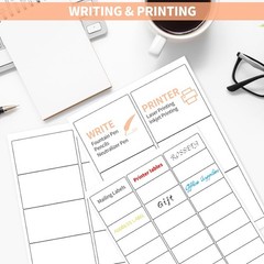 4″x2″ Address Shipping Labels Self-Adhesive 10-Up Multipurpose Stickers A4 Sheet