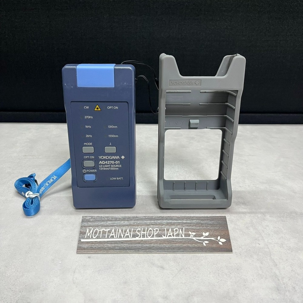 Yokogawa AQ4270-01 LD Light Source 1310nm / 1550nm Optical Fiber Testd JAPAN