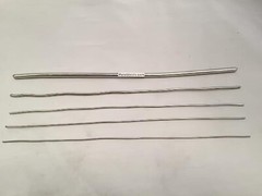 Zinc Wire 99.9% Pure 0.125 inch Diameter 3 feet