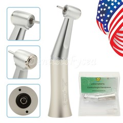 Low Speed Handpiece Push Button Fit FG 1.6mm Burs Contra Angle Dental