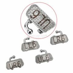 AZDENT Dental Orthodontics Buccal Tube Bondable 1st Molar Convertible Roth .022