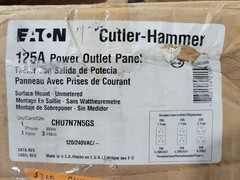 Eaton CHU7N7N5GS Power Outlet Panel Surface Mount 125A 120/240VAC 1PH 3W Type 1