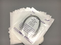 Dental Ortho Thermal Activated Niti Ovoid Form Arcs Round Rectangular Arch Wires