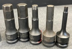 15 Pc Lot Proto, Pittsburgh, Paramount, Armstrong Hex 3/8-1/2″ DRIVE