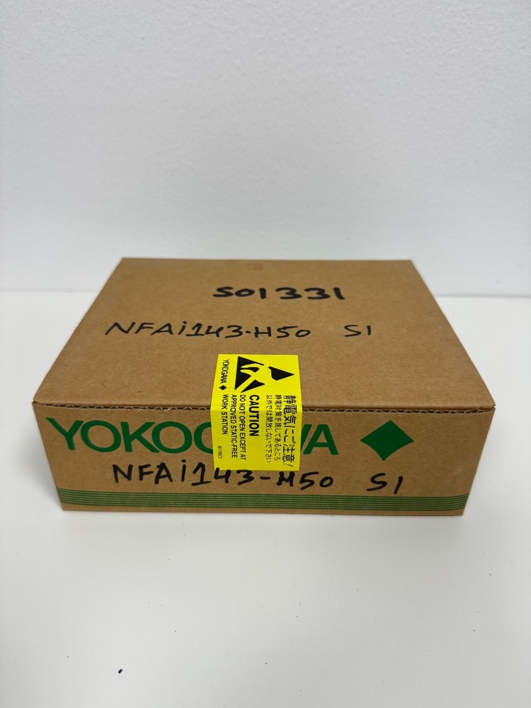 Yokogawa NFAI143-H50 S1 Analog Input Module 2019 New Open Box