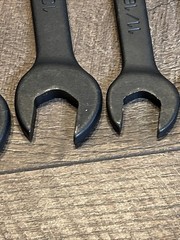 Wright Tools Wright Grip Combination Wrench Set-Black Finish-New Old Stock