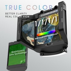 Panoramic 180 View Auto Darkening Welding Helmet True Color Welder Mask Hood