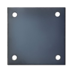 Sandbaggy Hot Rolled Steel Base Plate – 3/8″ Pre-Drilled Holes – Smooth Finish