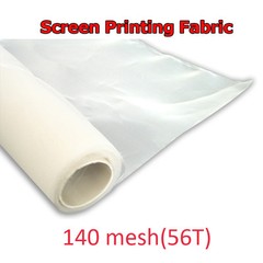 1 yard 140M 55T Silk screen printing mesh fabric width 50 inch white screen mesh