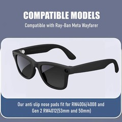 20Pair for Ray Ban Meta Wayfarer Eyeglass Nose Pads,Fit for Meta Glasses Accesso