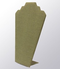 Green Jute Necklace Display Jewelry Chain Display Easel Stand (6 Pack) 12″