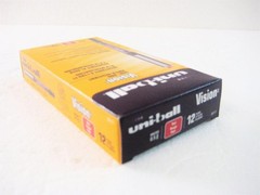 Uni-ball Onyx RED INK Fine Point Roller Ball Pen, One Dozen 12-Pens, New (60117)