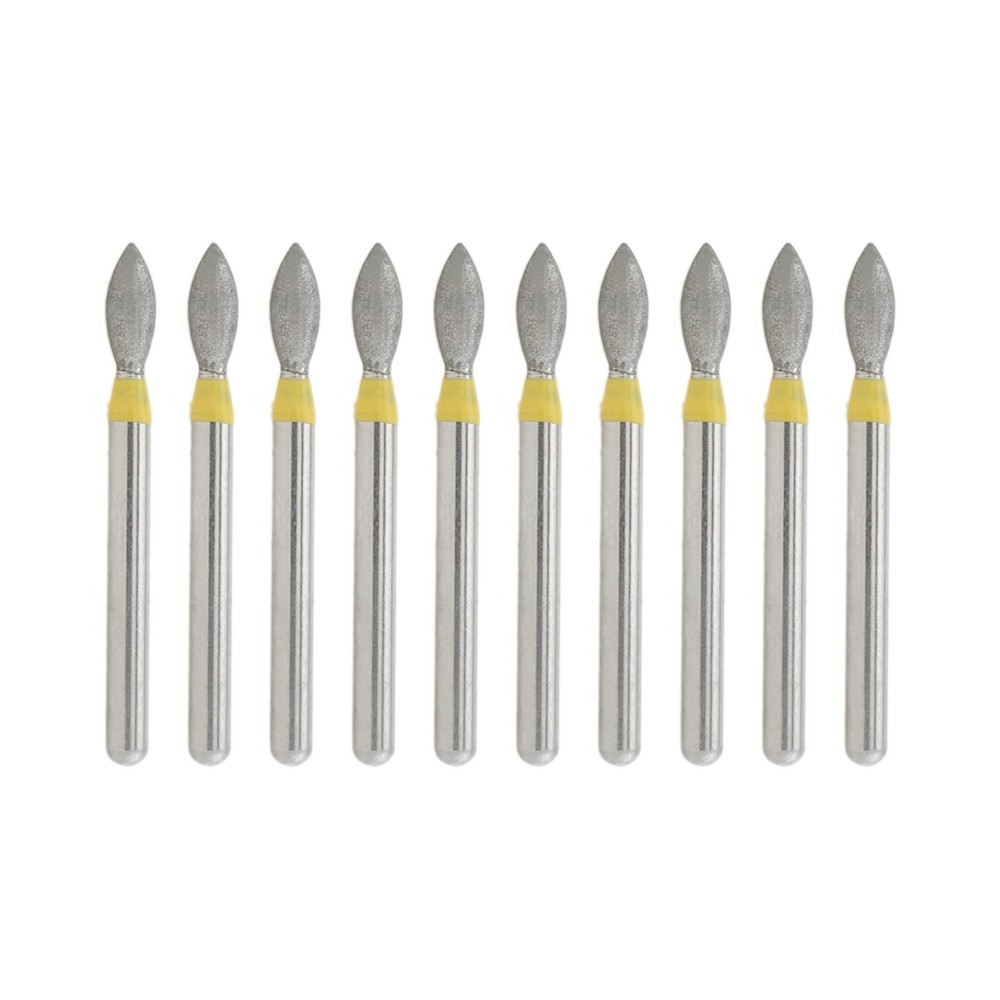 Dental Diamond Burs Football Egg Bur FG 379/023XF Extra Fine Grit For High Speed
