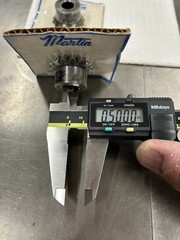 MARTIN 90 DEGREE MITER GEAR PAIR 1/2″ BORE 12 PITCH 15 TEETH NEW IN PACKAGES