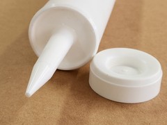 Lot of 6 – Empty Caulk Tubes Fillable Sealant Caulking Tubes with Cap