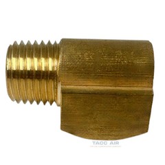 5 Pack 1/4″ NPT Brass Street Elbow 90 Degree Pipe Thread Fitting Male Female