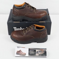 Timberland PRO Titan Oxford Alloy Safety-Toe Work Shoes In Brown – Men’s Size 8