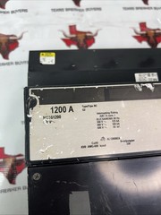 Square D I-Line NC361200 1200A Circuit Breaker Type NC 1200 Amp Industrial