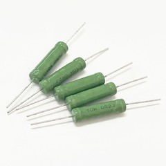 10W/15W/20W Wirewound Resistors Axial Leaded 5% Resistor Through Hole 5pcs
