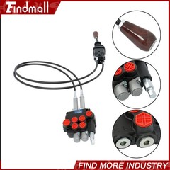Findmall Hydraulic Remote Control Valve 2 Spool 21 GPM Easy Installation Kit