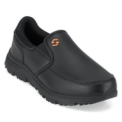 HISEA Men’s Non-Slip Shoes Slip-On Chef Shoes Water Resistant Kitchen Work Shoes