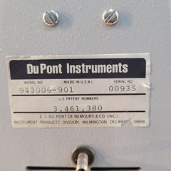 Vintage Du Pont Instruments 943 Thermomechanical Analyzer TMA 943006-901