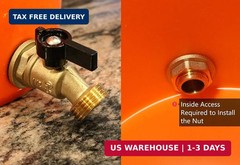 RBS005 Brass Water Container/Rain Barrel Quarter Turn Spigot(LF Compliant, For O