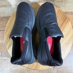 Skechers Shoes Men 11 Black Slip-On Work Nanpa Groton Slip Resistant Memory Foam