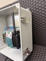 Allied Moulded AMP1426LF IP66 NEMA 4X Wireless Industrial Enclosure 14×26