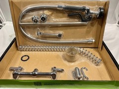 Regency 1.15 GPM Wall-Mounted Pre-Rinse Faucet with 8″ Centers and 44″ Hose