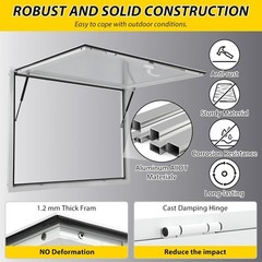 Concession Stand Serving Window Food Truck Service Awning Door Hydraulic Lifting